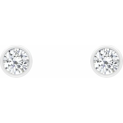 Eppi Bezel náušnice s diamantmi Elvi E33523