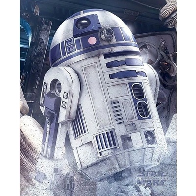 Pyramid Posters CurePink: | Plakát Star Wars The Last Jedi|Hvězdné války Poslední z Jedidů: R2-D2 Droid (40 x 50 cm) [MPP50711]