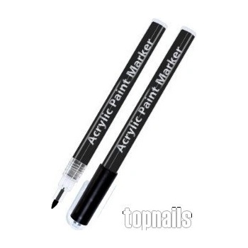 Topnails Zdobiace akrylové pero biele 3 ml