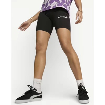 PUMA Essentials Script Biker Shorts Black
