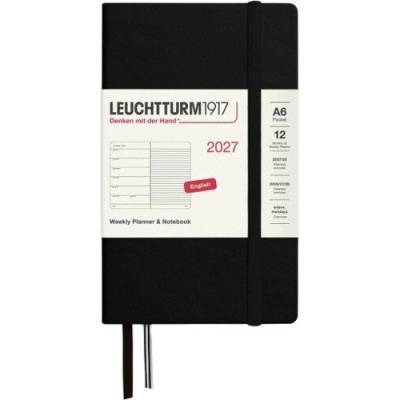 Black Pocket A6 Týdenní 2027