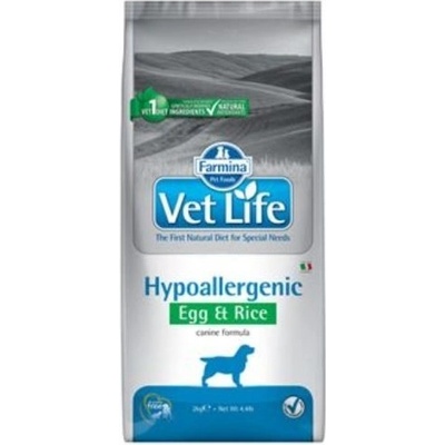 Vet Life Dog Hypoallergenic Egg & Rice 24 kg