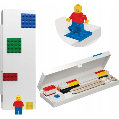 LEGO® Pouzdro s minifigurkou Stationery Barevné – Hledejceny.cz