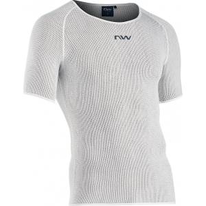 Northwave Мъжко синтетично термобельо Northwave Light Jersey Short Sleeve Synthetic base layer - White (014-1731-0112)