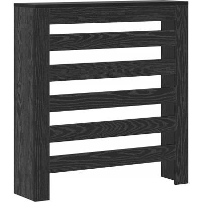 Kryt na radiátor MDF deska 78 x 82 cm černý