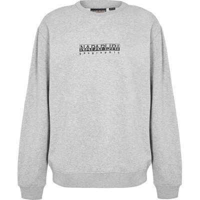 Napapijri Блуза Napapijri Box Logo Crew Sweatshirt - Grey