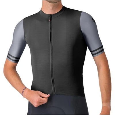 Castelli Мъжка фланелка с къс ръкав за колоездене Castelli Prologo Lite 2 Jersey Cycling jersey - Black - размер XL (056-3891-0115)