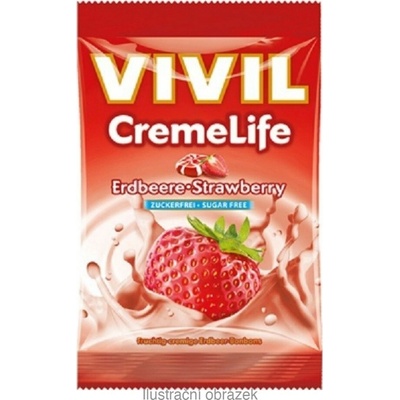 Vivil Creme life jahoda bez cukru 60 g