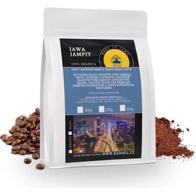 Herbi Indonésie Java Jampit — arabica, plné tělo zrnková 250 g