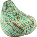 Pufrelax Пуф круша, 220л. , Nirvana Hobbit - Ocean, Перящ се калъф, Пълнеж от полистиролни перли, Гама Premium