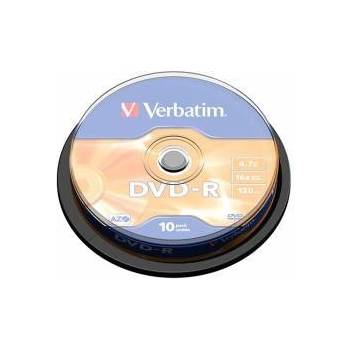 Verbatim DVD-R, 4.7 GB, 16x, AZO покритие, 10 броя в шпиндел, office1_2065200055