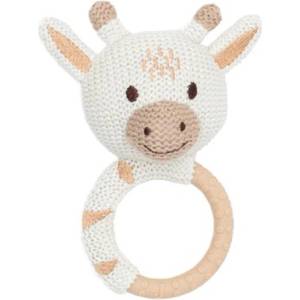 Jollein Бебешка гризалка-дрънкалка Jollein - Giraffe (101-007-67076)