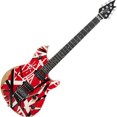 EVH Wolfgang Special Striped Series EB Red/Black/White Aged Електрическа китара
