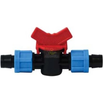 HERLY Съединителен кран за капков лентов маркуч ф17мм Herly 29455