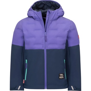 TROLLKIDS Детско софтшел яке Trollkids Kid's Helgeland Jacket Softshell jacket - Wisteria Purple / Mystic Blue - размер 104 (EU) (703-7235-0513)