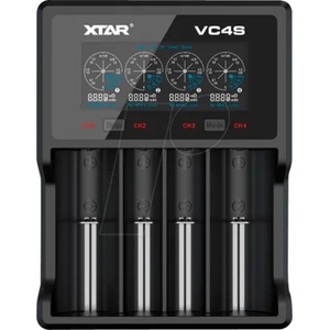 XTAR Зарядно Xtar VC4SL, 4 гнезда (VC4SL) Зарядно за батерии