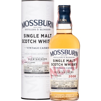 Mossburn Vintage Casks Glentauchers 10y No. 17 46% 0,7 l (tuba)