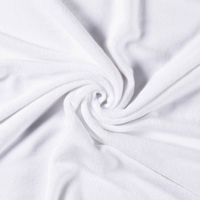 Látka wellsoft fleece biely