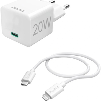 Hama USB nabíjačka do interiéru, max. prúd 3000 mA, 1 x 1x USB-C®, 1x Apple Lightning;, 00201620; 00201620