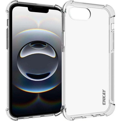 Apple iPhone 16e Удароустойчив ENKAY Силиконов Калъф и Протектор