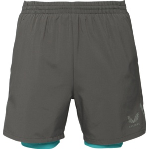 CASTORE Flow 2-in-1 short сиво, тюркоазено, сребърно l (mlm00027cas-n038)