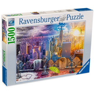Ravensburger Пъзел Ravensburger от 1500 части - Сезоните в Ню Йорк (12000698)