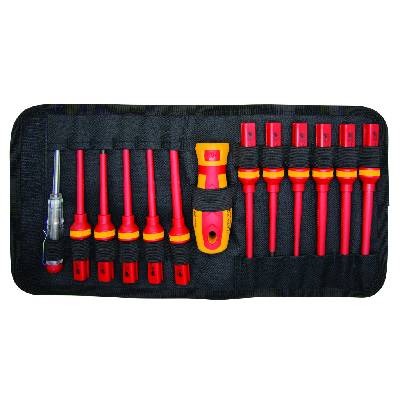 Отвертки изолирани VDE к-т 13бр Topmaster Professional (225109)