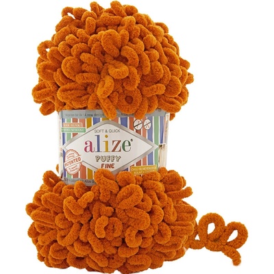 Alize příze Puffy Fine 234 dýňová
