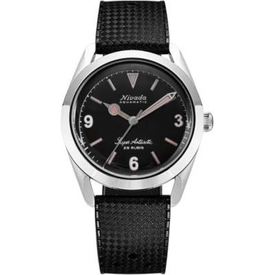Nivada Grenchen Super Antarctic 3.6.9 Black Rubber Tropic