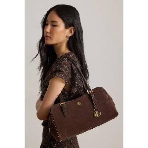 Ralph Lauren чанта тип багета дамска от велур (431P15643) - answear - 723,46 лв
