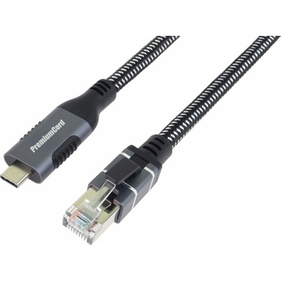 PremiumCord ku31net3 Ethernetový USB-C na LAN RJ45 10/100/1000, 3m