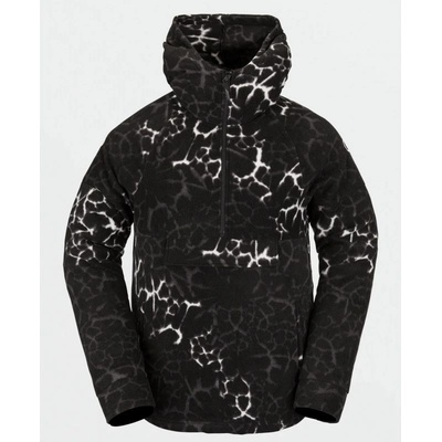 Volcom mikina V-Science fleece 1/2 Zip černá