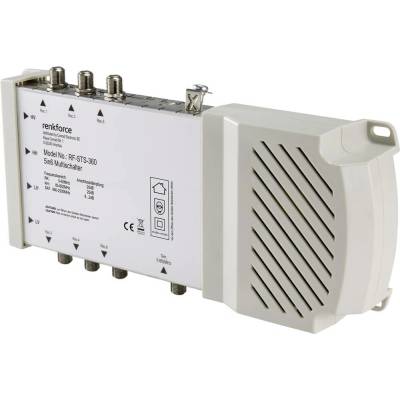 Renkforce RF-STS-360 rozdeľovač satelitného signálu Vstupy (viacnásobný spínač): 5 (4 SAT / 1 terestrický) Počet účastní