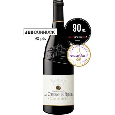 Cellier des Princes Cotes du Rhone AOP Couronne du Prince Suché červené 15%, 0,75 l (holá láhev)