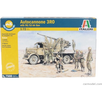 Italeri Truck Autocannone 2 axis 3ro s vojenským delom 90/53 Aa / 1:72
