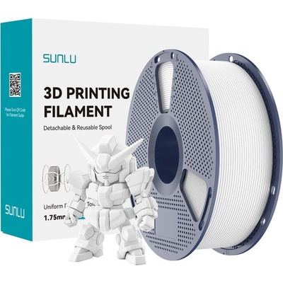 Sunlu PLA филамент Sunlu PLA+ 2.0, 1.75 mm, 1.0 kg, White