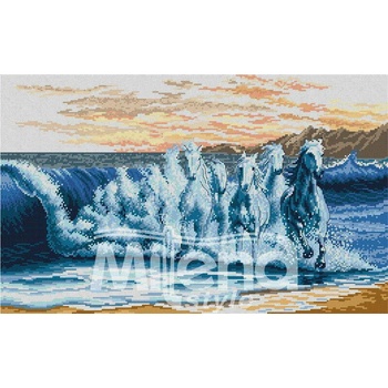 Milena Style Вълна - гоблен със схема конци Ariadna 1: 1