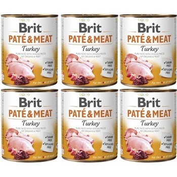 Brit Paté & Meat Turkey 6 x 800 g