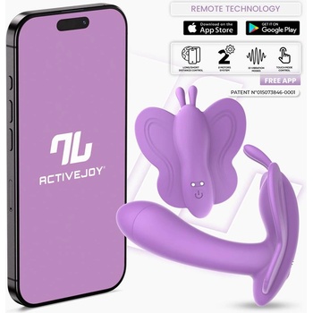 INTOYOU App Series Wingy Butterfly Vibrator with App Lavender