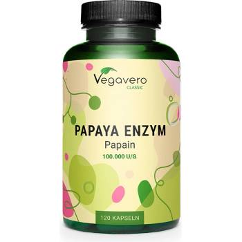 Vegavero Папая ензими 120 капсули | Vegavero (VV-VITA-31)