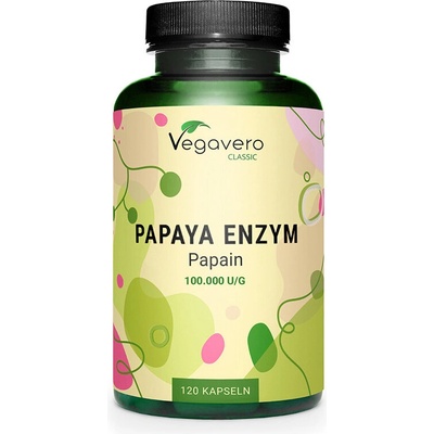 Vegavero Папая ензими 120 капсули | Vegavero (VV-VITA-31)