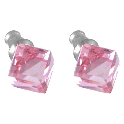 JSB Swarovski kostka puzeta 2147 lt. rose