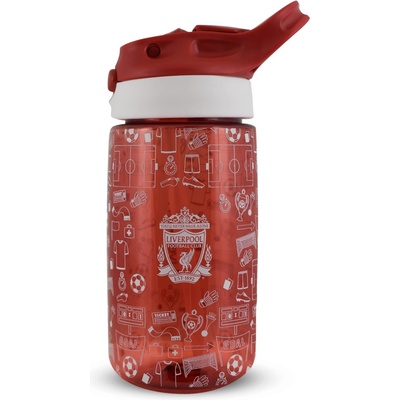 Team Kids' 480ml Plastic Football Water Bottle - Liverpool