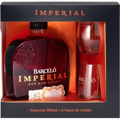 Ron Barceló Барсело Империал 10г. с 2 Чаши