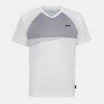 Slazenger Мъжка тениска Slazenger Tennis T Shirt Mens - White/Grey