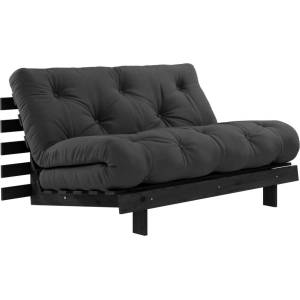 Karup Design Тъмносив разтегателен диван 140 cm Roots Black Night - Karup Design (123402734140)