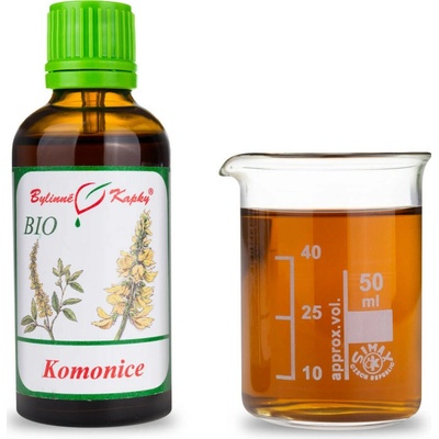Komonica lekárska vňať bio kvapky tinktúra 50 ml
