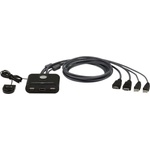 ATEN Превключвател kvm aten cs22hf, Дву портов usb hdmi (cs22hf-at) - caretech