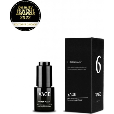 Yage Ultra rozjasňující pleťový olej s CBD Lumen Magic 15 ml – Zboží Dáma