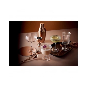 Image 1 of Horecano Lucaris - Стъклена чаша за коктейли на столче 340мл DECO CRYSTAL-ORIENT-(4LS13DC12E) (0112093)